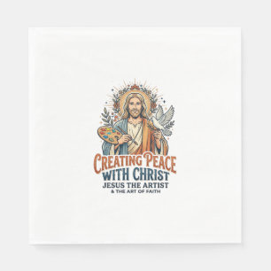 Serviette En Papier T-Shirt Hobby Jésus Aquarelle Foi Inspirationnelle