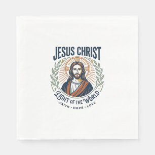 Serviette En Papier T-Shirt Jésus Mode Féminine Valeurs Inspiration