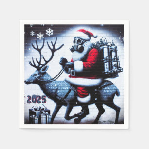 Serviette En Papier T-shirt père Noël