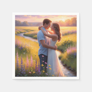 Serviette En Papier Table au coeur : Un conte de serviette"