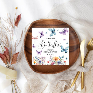 Serviette En Papier Table de Fête des mariées à vie des papillons