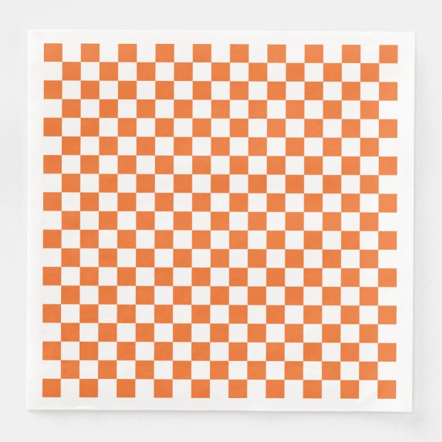 Serviette En Papier Tableau de bord orange (Devant)