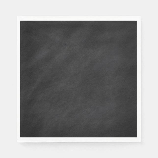 Serviette En Papier Tableau noir sale (Devant)