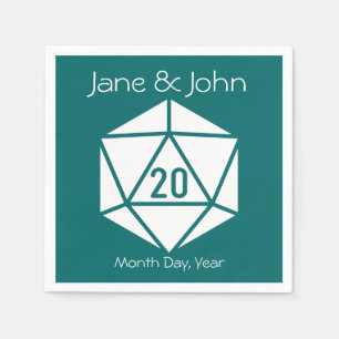 Serviette En Papier Tabletop Chic dans les serviettes Turquoises