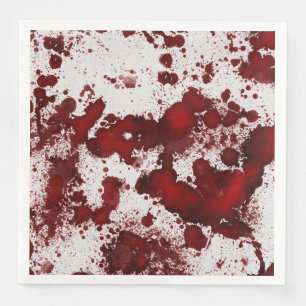 Serviette En Papier Taches de sang tombantes
