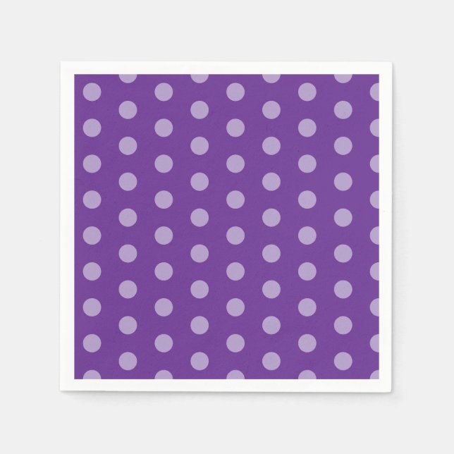 Serviette En Papier Taches violettes  (Devant)