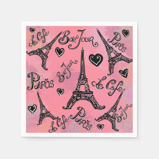 SERVIETTE EN PAPIER TACHTERRE           (Devant)