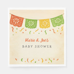 Serviette En Papier Taco Bout A Baby Fiesta Baby shower serviettes