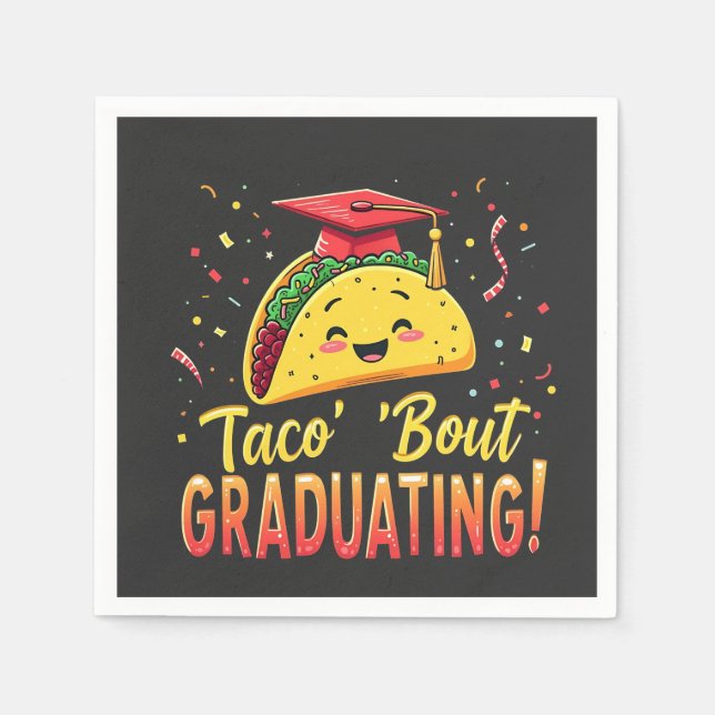 Serviette En Papier Taco 'Bout Graduation Cinco De Mayo (Devant)
