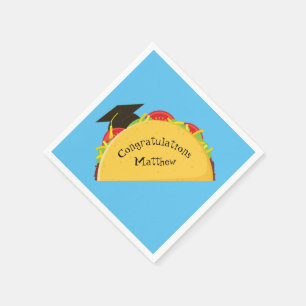 Serviette En Papier Taco Fiesta Graduation Party Mexicaine