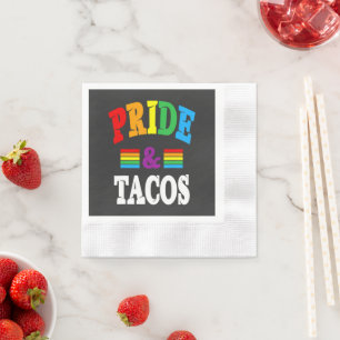 Serviette En Papier Tacos de la fierté LGBT