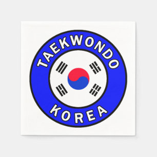 Serviette En Papier Taekwondo