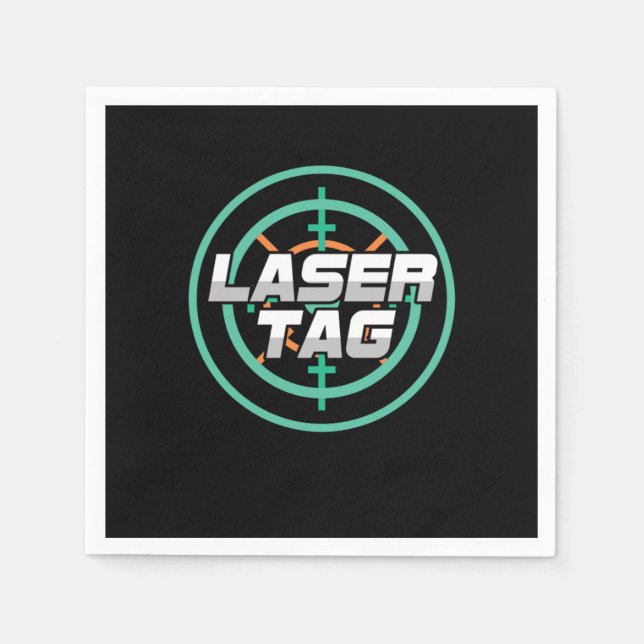 Serviette En Papier Tag Game (Devant)