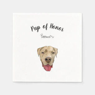 Serviette En Papier Tan Pitbull Cocktail serviettes