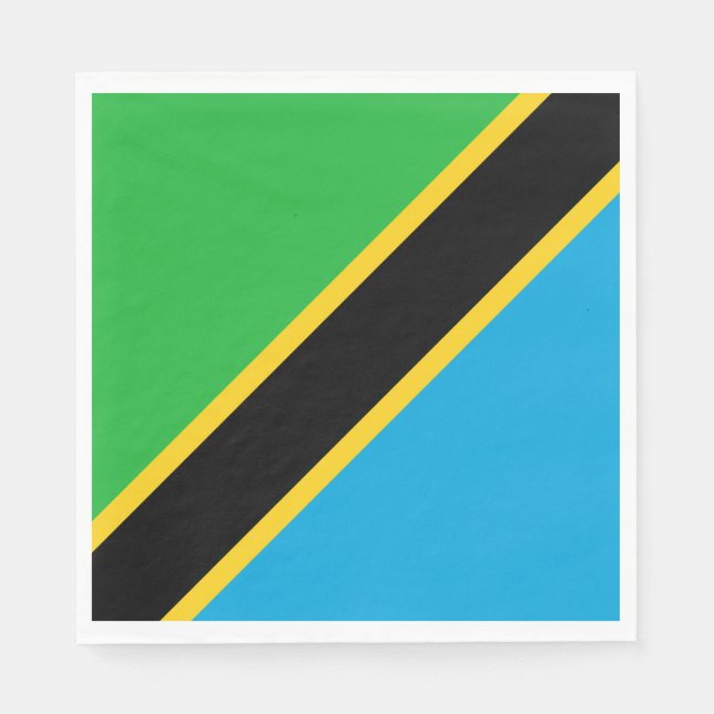 Serviette En Papier Tanzanie (Devant)