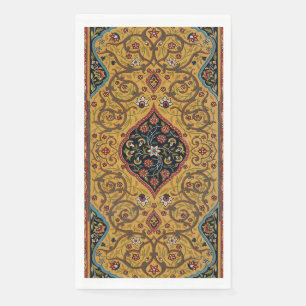Serviette En Papier Tapis Élegant Tapisserie Perse Antique Riche