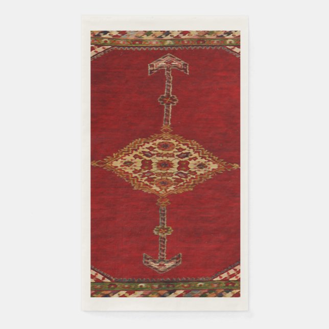 Serviette En Papier Tapis persan - motif gras (Devant)