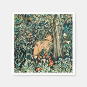 Serviette En Papier Tapisserie Art Antique Renard de William Morris Fo