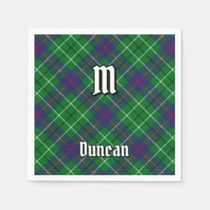 Serviette En Papier Tartan Clan Duncan