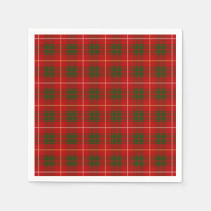 Serviette En Papier Tartan de Bruce de clan
