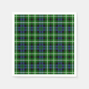 Serviette En Papier Tartan de Graham de clan