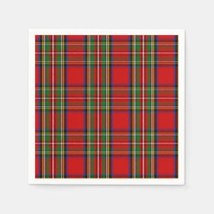 Serviette En Papier Tartan de Stewart de clan