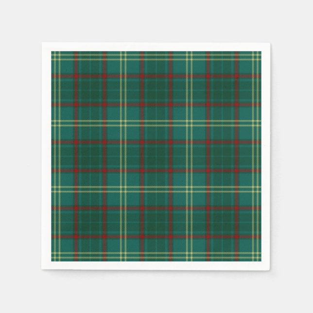 Serviette En Papier Tartan d'Irlandais du comté d'Armagh (Devant)