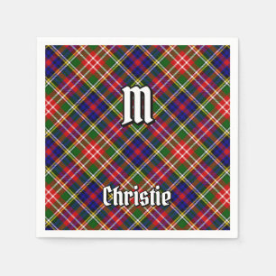 Serviette En Papier Tartan du clan Christie