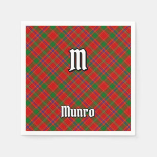 Serviette En Papier Tartan du clan Munro