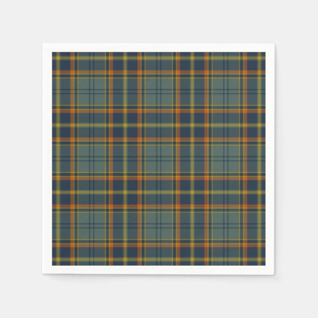 Serviette En Papier Tartan irlandais du comté d'Antrim (Devant)