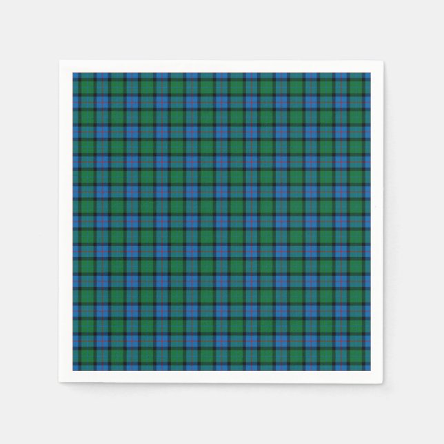 Serviette En Papier Tartan National D'Ecosse (Devant)