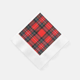 Serviette En Papier tartan royal vintage
