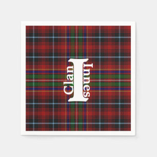 Serviette En Papier Tartan traditionnel du clan Innes Plaid
