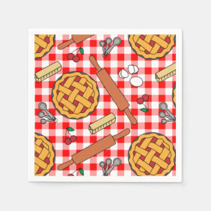 Serviette En Papier Tarte aux cerises