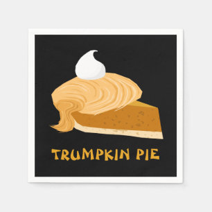 Serviette En Papier Tarte drôle de Donald Trump Trumpkin