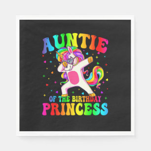 Serviette En Papier Tata de la princesse d'anniversaire fille Dabbing