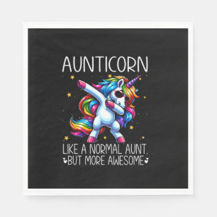 Serviette En Papier Tatie Licorne Comme une Tatie Normale Mais Encore