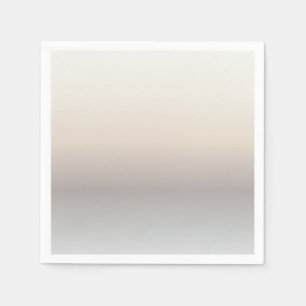 Serviette En Papier Taupe Pastel Gradient