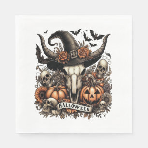 Serviette En Papier Taureau Halloween Vache