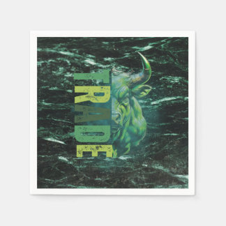 Serviette En Papier taureau vert | Conception commerciale | Marbre