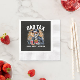 Serviette En Papier Taxe Papa S'assurant que ce n'est pas un squelette