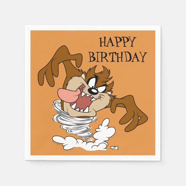 Serviette En Papier TAZ™ Whirling Tornado (Devant)