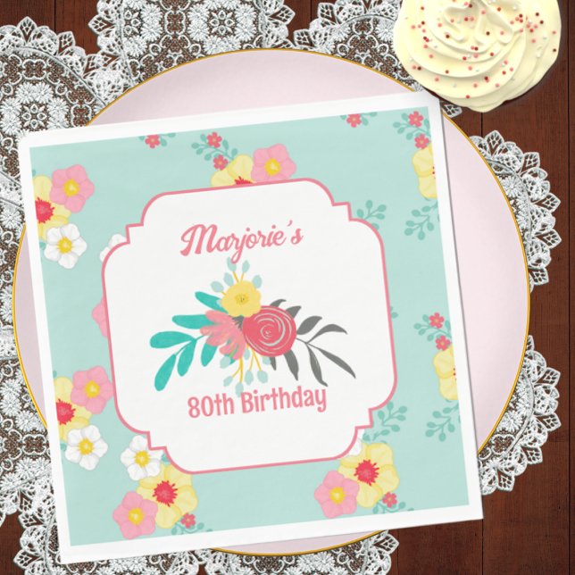 Serviette En Papier Tea Party (Créateur téléchargé)