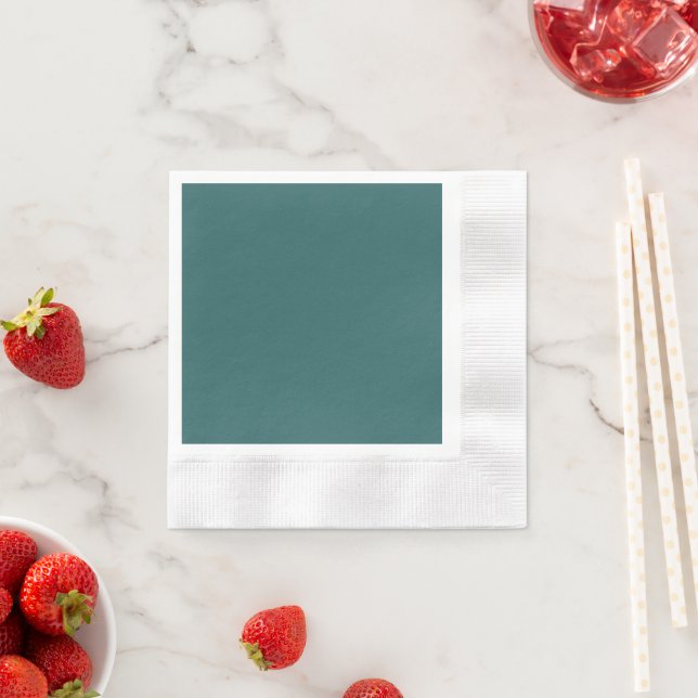 Serviette En Papier Teal transformatif  (En situation)