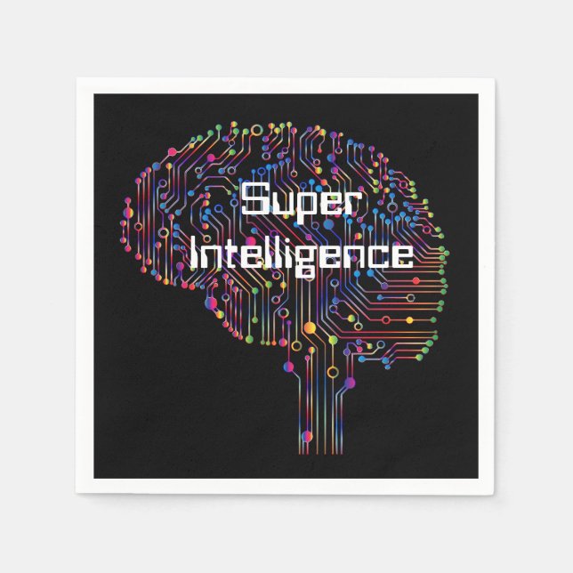 Serviette En Papier Technologie de super intelligence (Devant)