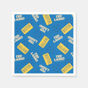 Serviette En Papier Ted Lasso Motif de football