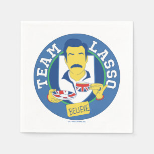 Serviette En Papier Ted Lasso Team Lasso - Believe