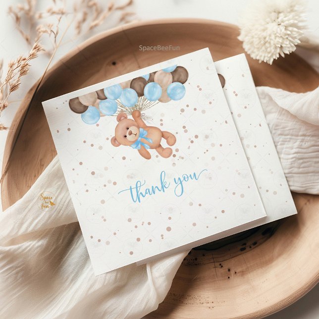 Serviette En Papier Teddy Bear Baby shower Nous pouvons à peine attend (Teddy Bear Baby Shower Napkins, We Can Barely Wait Napkins, Baby Shower Tableware, Bear Themed Napki)