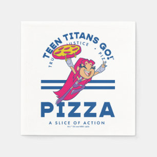 Serviette En Papier Teen Titans Go ! Starfire "Truth Justice Pizza"