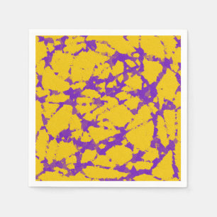 Serviette En Papier Teinture à tarte violette et jaune